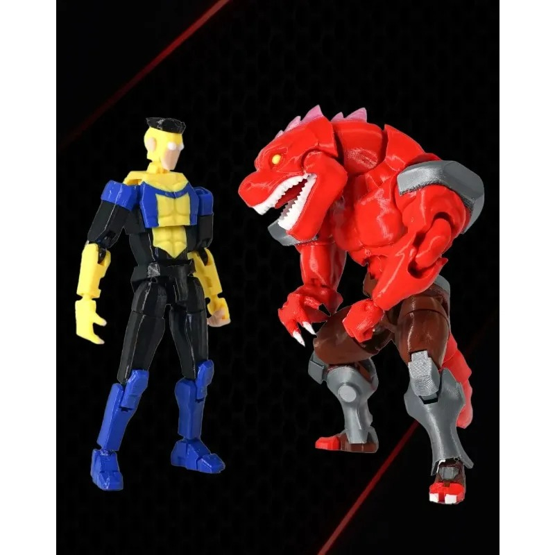 Model Kit Joints - T13 Multi-Jointed 3D Printed Dinosaurus Invincible
