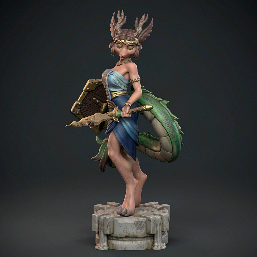 Model Kit Dragon - NSFW Sculpture of Little Dragon Man