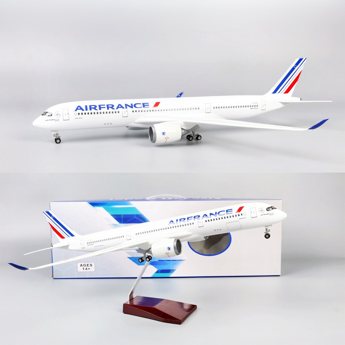 Model Kit Manual - 47cm Air France A350 Model Aircraft