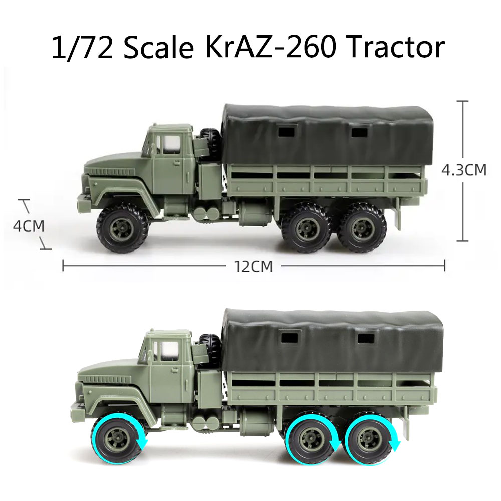 4D 1/72 Ukraine KRAZ260 Heavy- - đánh giá và giá Model Kit Ukraine