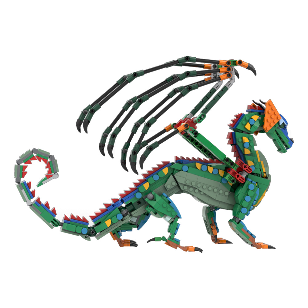 MOC RainWing Building Blocks M - đánh giá và giá Model Kit Dragon
