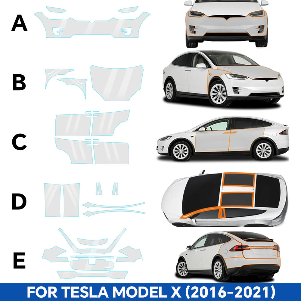 For Tesla Model X 2016-2021 Pr - đánh giá và giá Logo Model Kit
