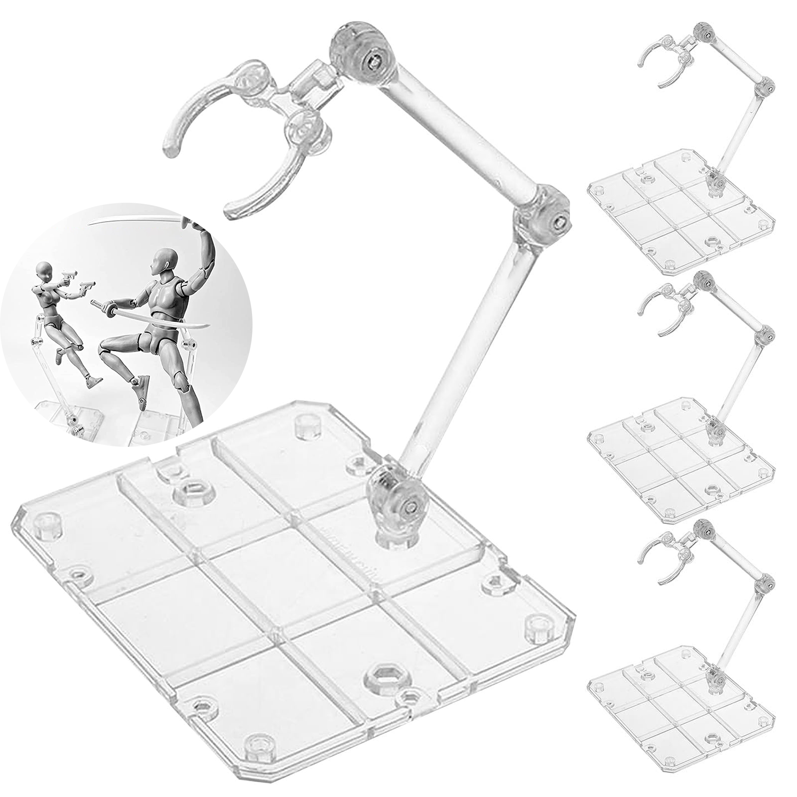 Clear Action Figure Stand,Asse - đánh giá và giá Model Kit Gundam