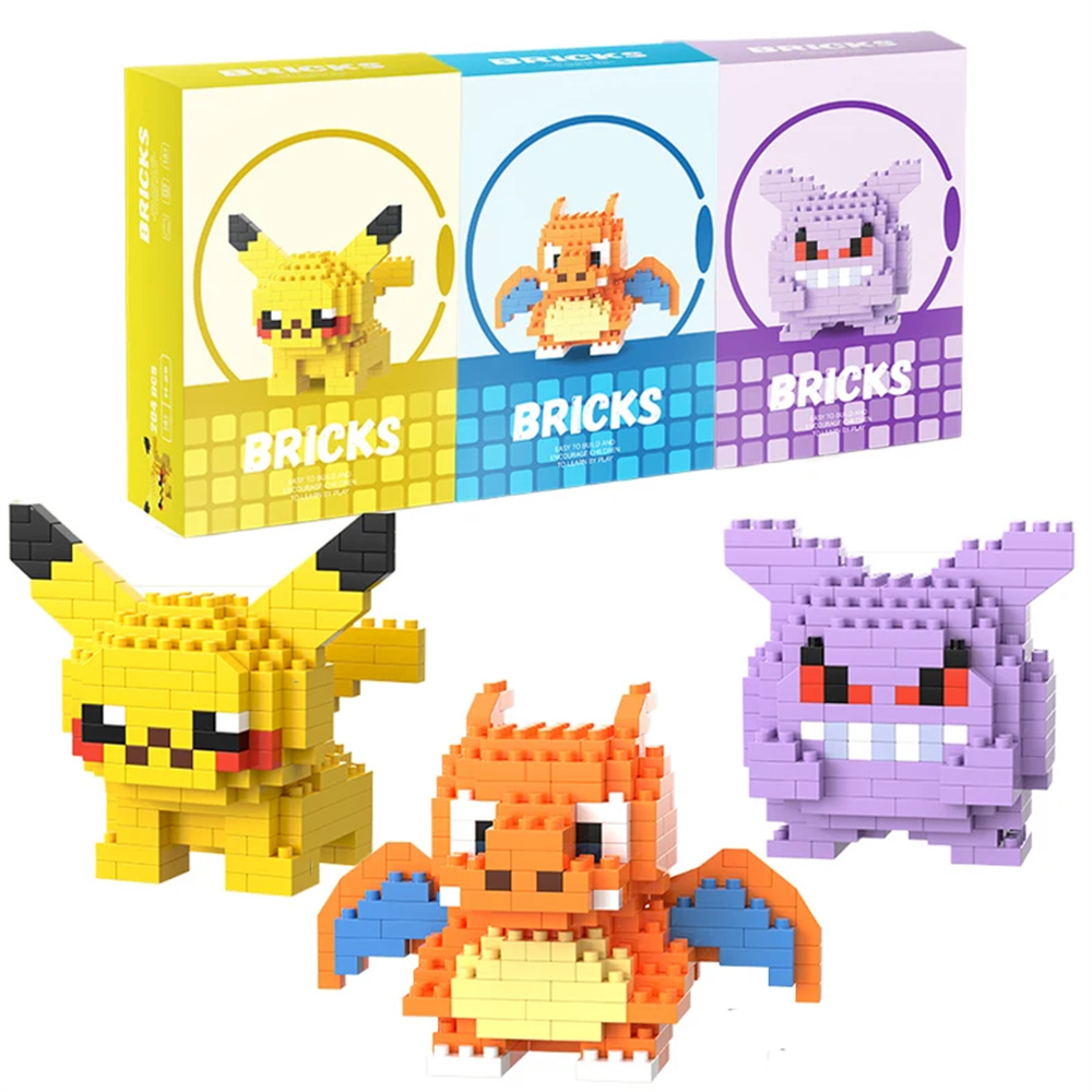 Pokemon Micro Building Blocks  - đánh giá và giá Model Kit Manual