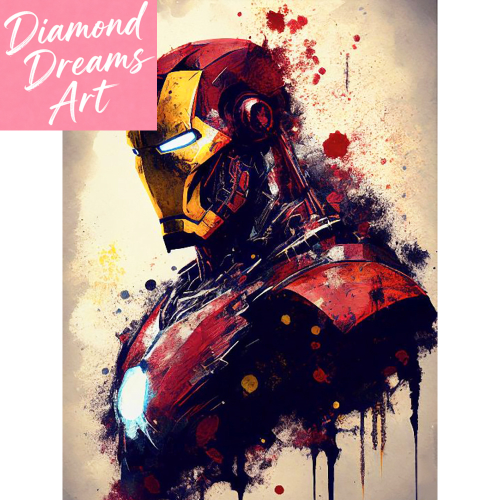 Marvel DIY Diamond Painting Se - đánh giá và giá Model Kit Iron Man