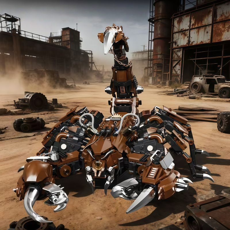 Mechanical Scorpion Building B - đánh giá và giá Model Kit Anubis