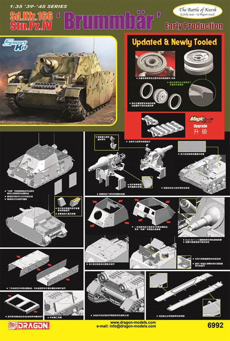 Dragon 6992 1/35 Brummbär Earl - đánh giá và giá Model Kit Dragon