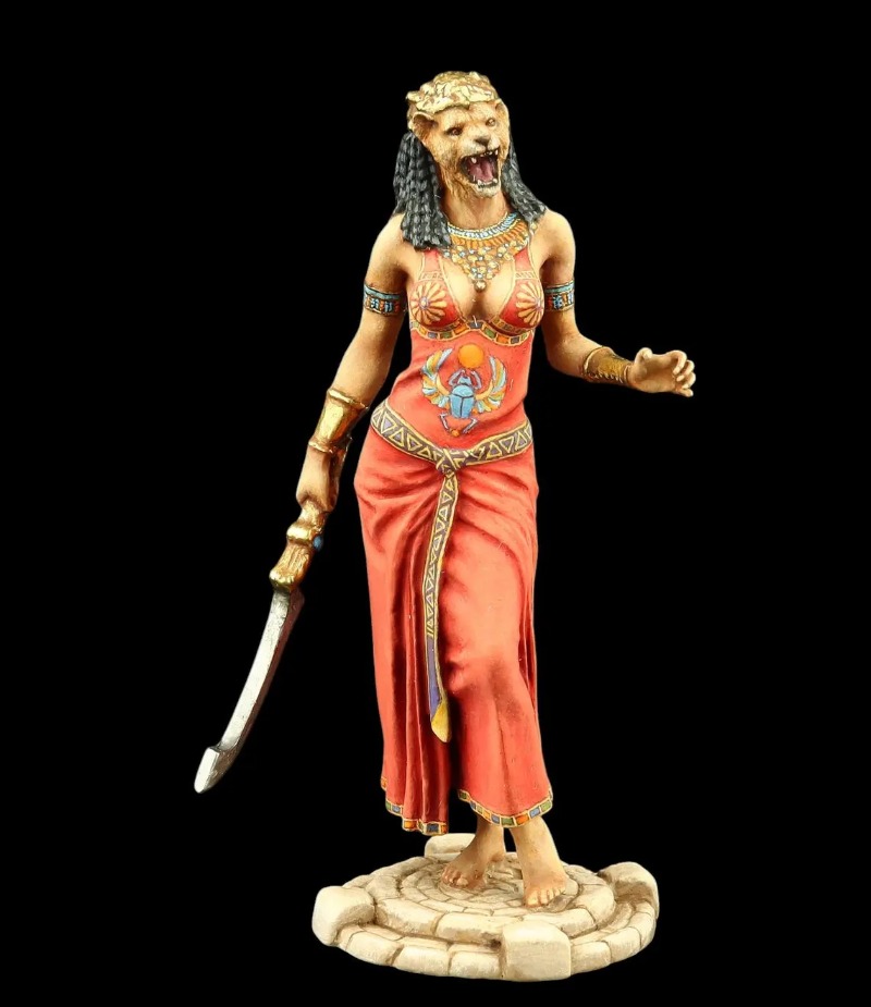 Egyptian goddess Sekhmet 75mm  - đánh giá và giá Model Kit Anubis