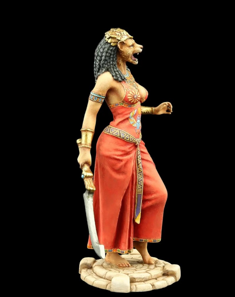 Egyptian goddess Sekhmet 75mm  - đánh giá và giá Model Kit Anubis