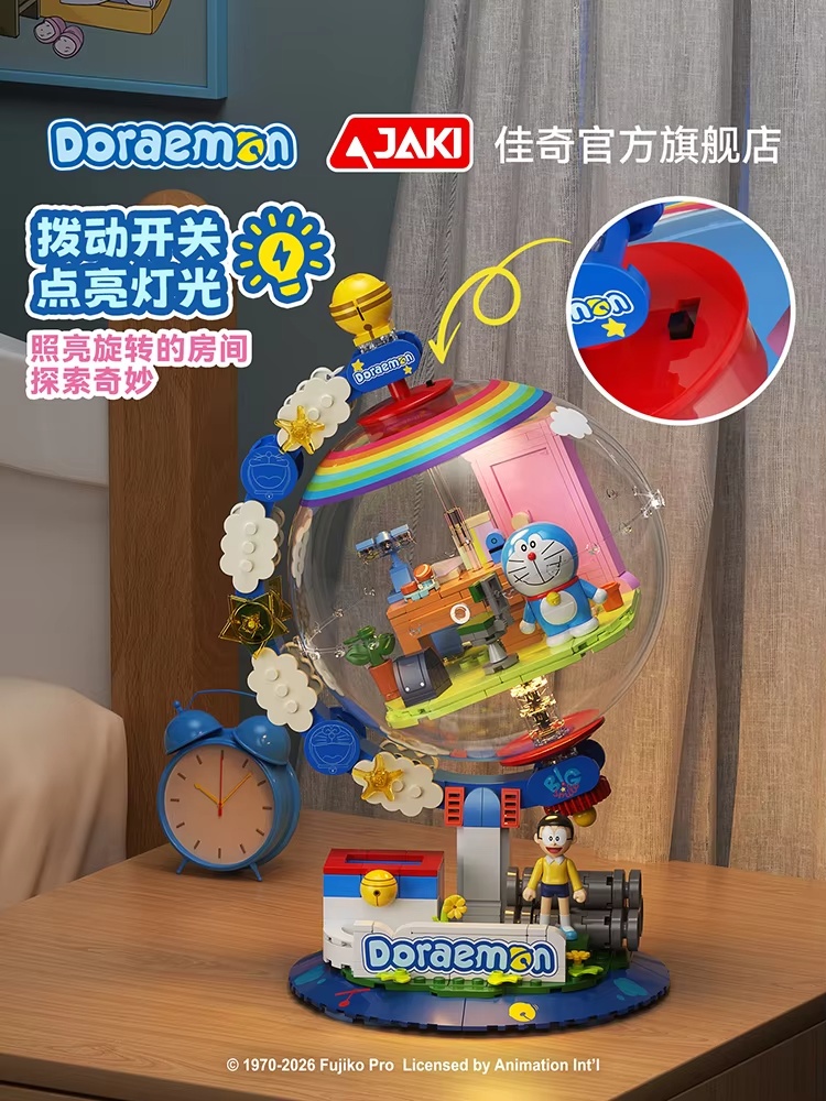 JAKI Doraemon Licensed Globe B - đánh giá và giá Model Kit Led