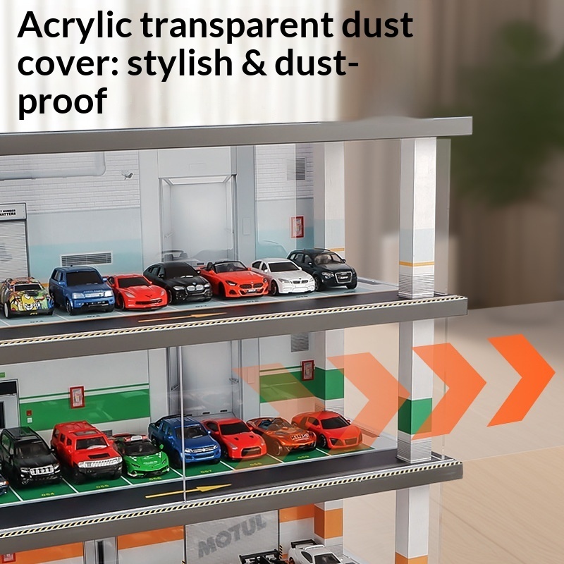 1:64 Scale Parking Garage Mode - đánh giá và giá Model Kit Led